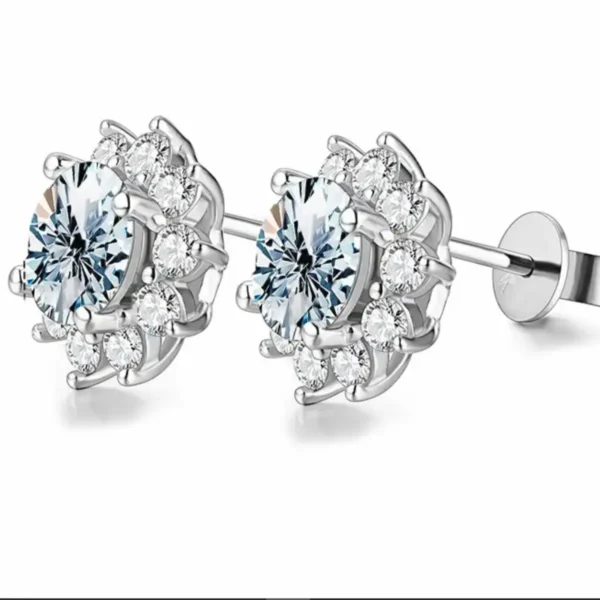 Ohrstecker Sonnenblümchen / 925er Silber Schmuck 21 – Bild 5
