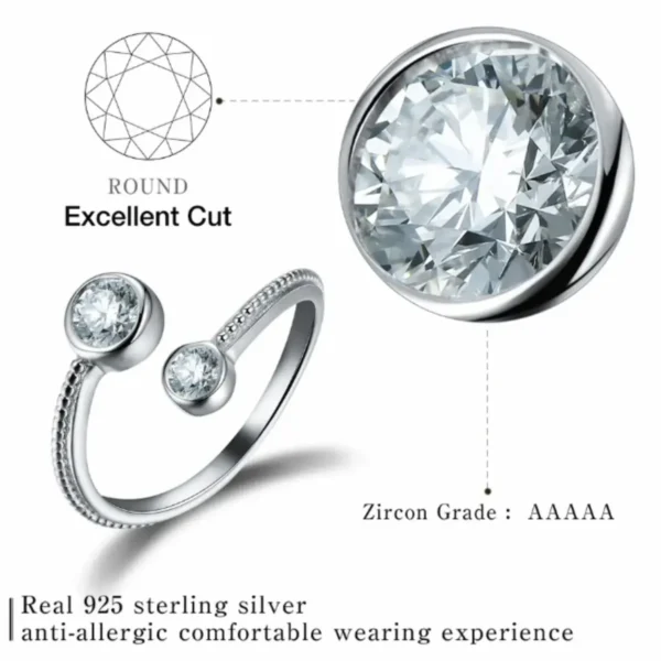 Ring / 925er Silber – Bild 2